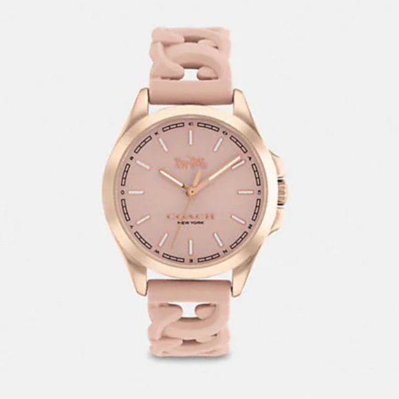 Coach Libby Watch, Blush Pink, 34 Mm - Picture 1 of 8